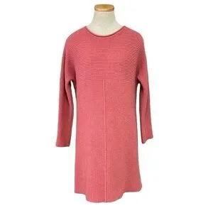 Caslon | Dresses | Caslon Sweater Dress Womens M Medium Pink Long Sleeve Knit Midi | Poshmark Caslon | Dresses | Caslon Sweater Dress Womens M Medium Pink Long Sleeve Knit Midi | Poshmark
